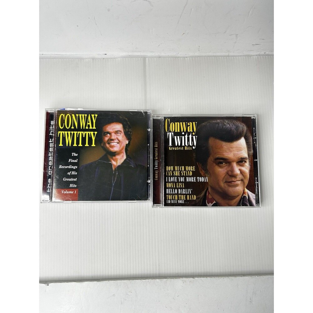 CONWAY TWITTY-GREATEST HITS VOL.1 & GREATEST HITS  2CD COUNTRY COMPACT DISC